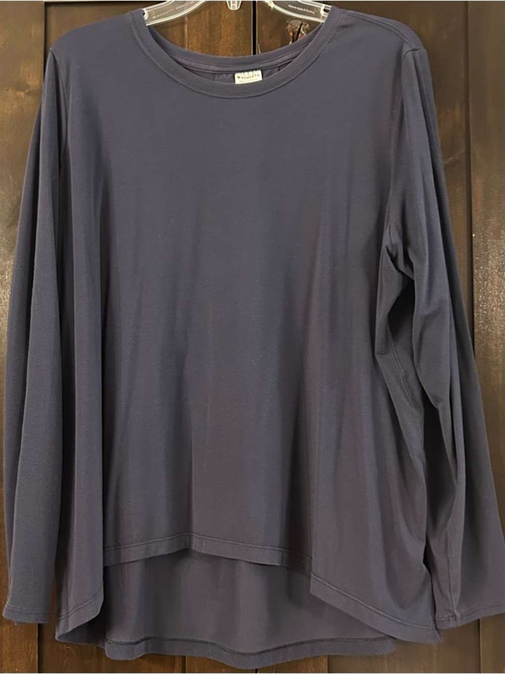 Athleta Long Sleeve Navy Tunic Sz L